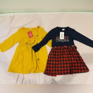 Patpat kid dresses Set